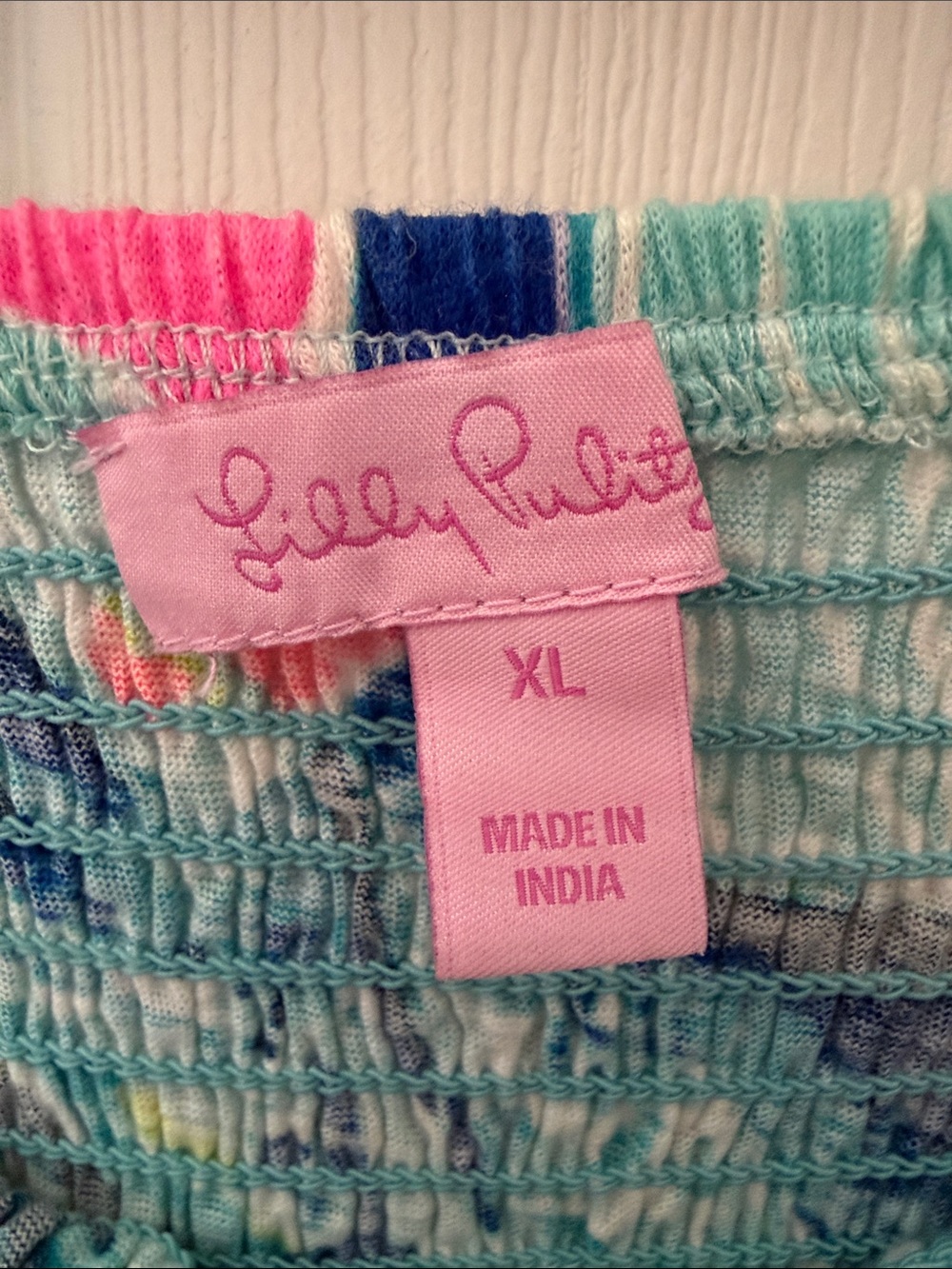 Lilly Pulitzer Turquoise Blue Pink Sailboat Mini Dress - Picture 2 of 4